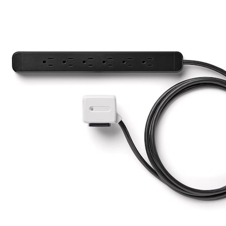 Charg Charg SurgeSwap 9 ft. L 6 outlets Power Strip w/Surge Protection Black 1000 J BE010406-BK-108